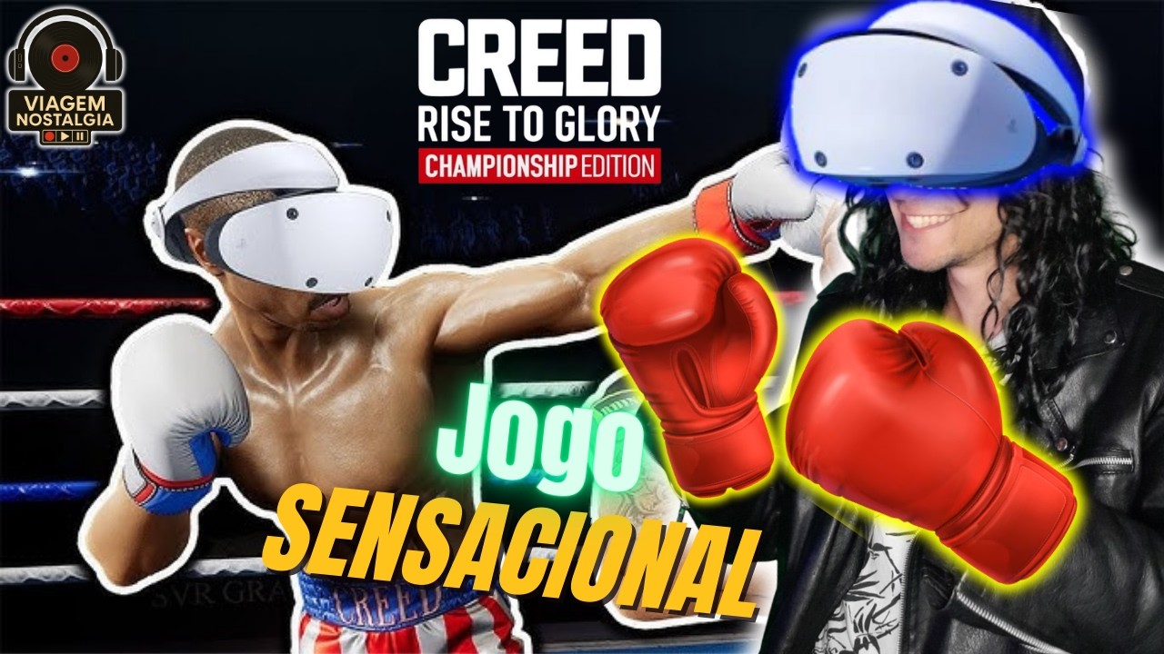 VR BOXE É INSANO! Testei Creed Rise to Glory e quase levei KO 😂
