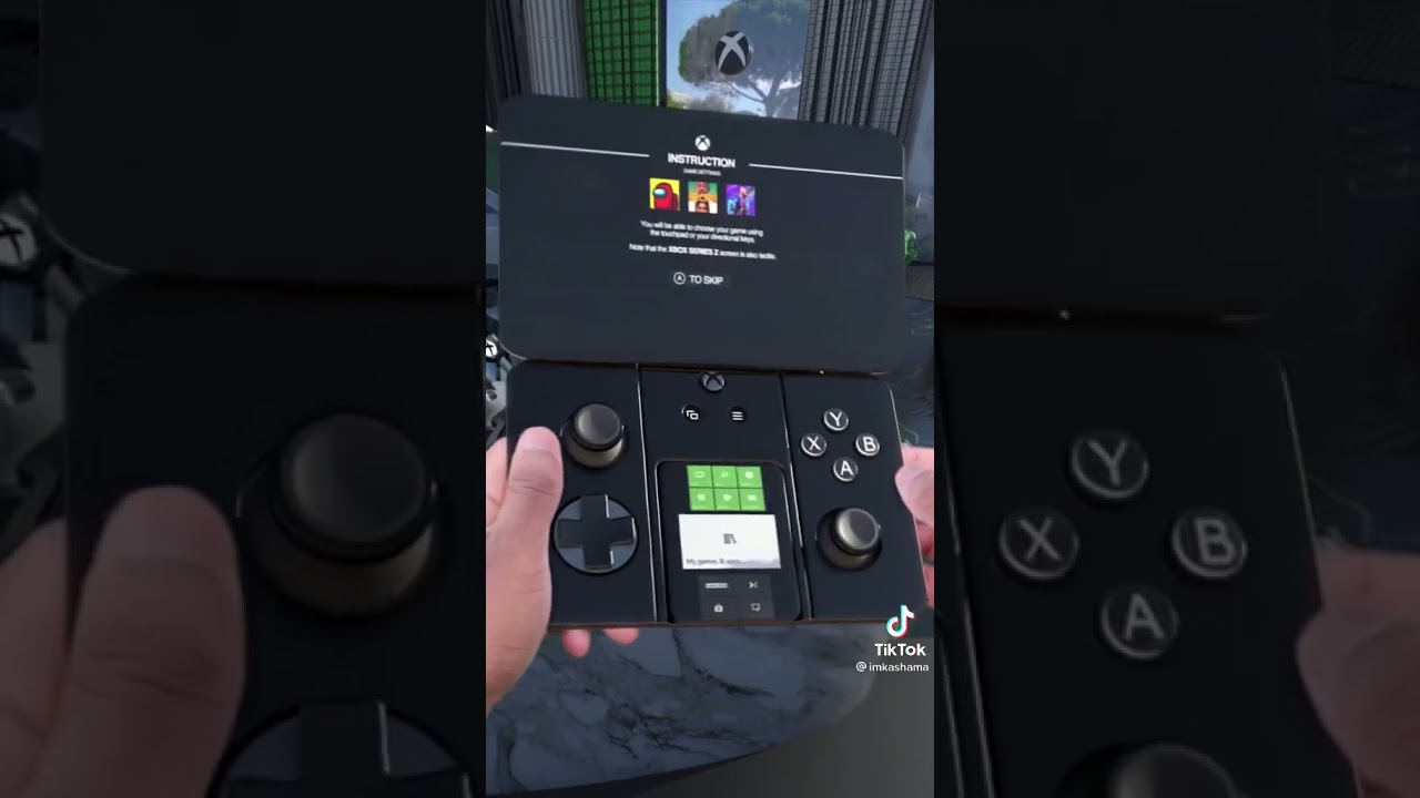 Xbox Series Z - Vers&atilde;o port&aacute;til do console, com uma vis&atilde;o Futurista
