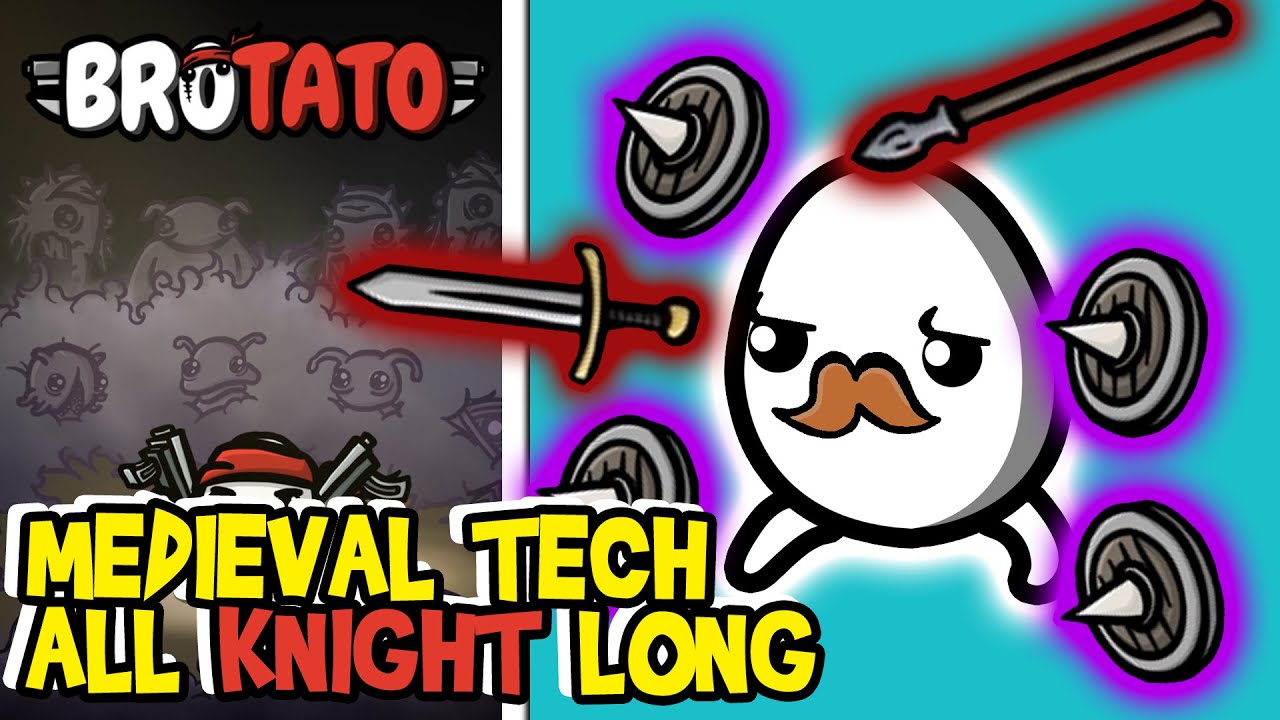 LOW TECH Run in Brotato |  Danger 5
