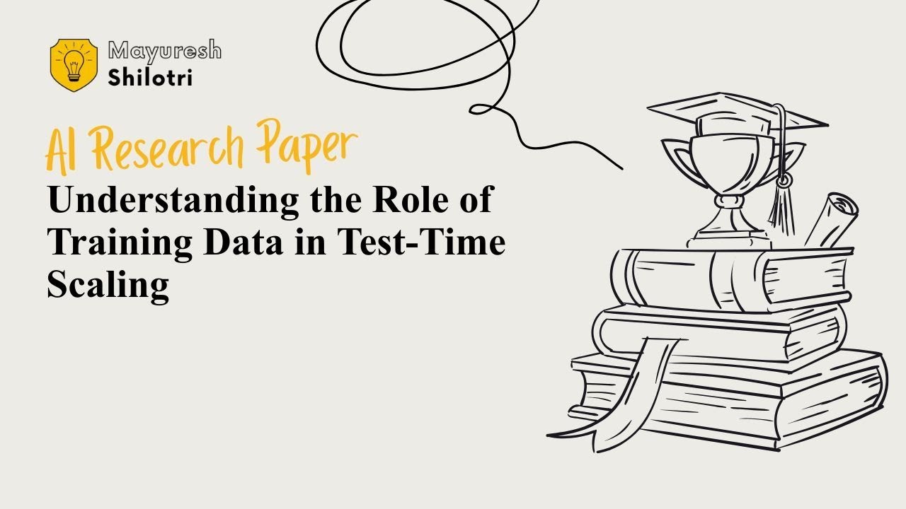 Understanding the Role of Training Data in Test-Time Scaling