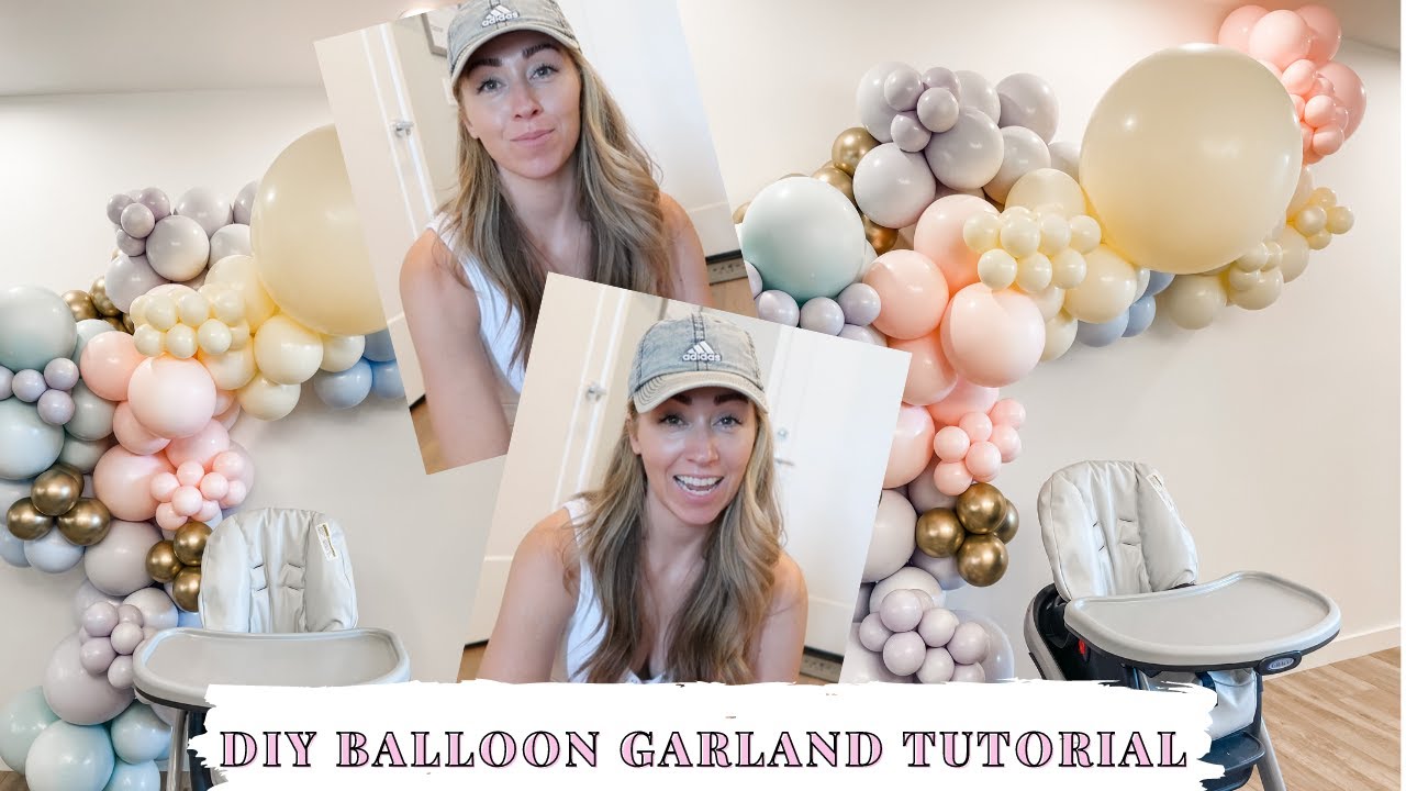DIY BALLOON GARLAND TUTORIAL | COME TO A CLIENT INSTALL WITH ME