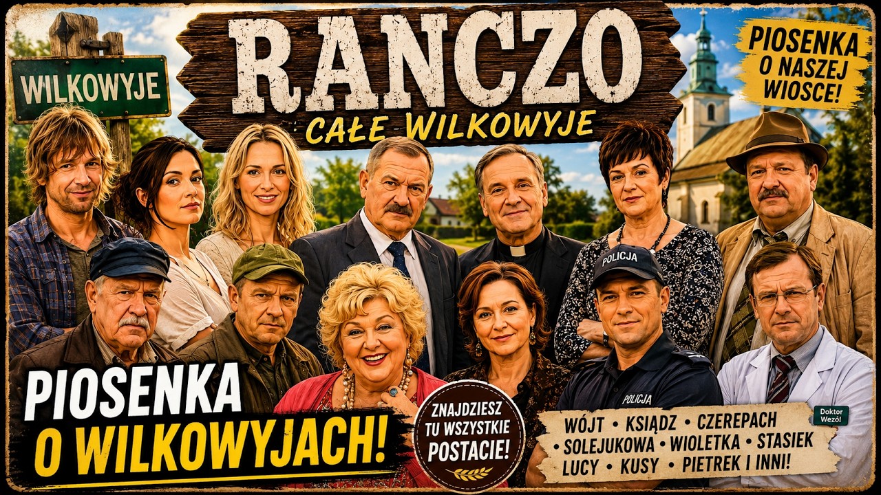 RANCZO &ndash; Całe Wilkowyje 🎵 Piosenka o W&oacute;jcie, Księdzu, Czerepachu i Solejukowej