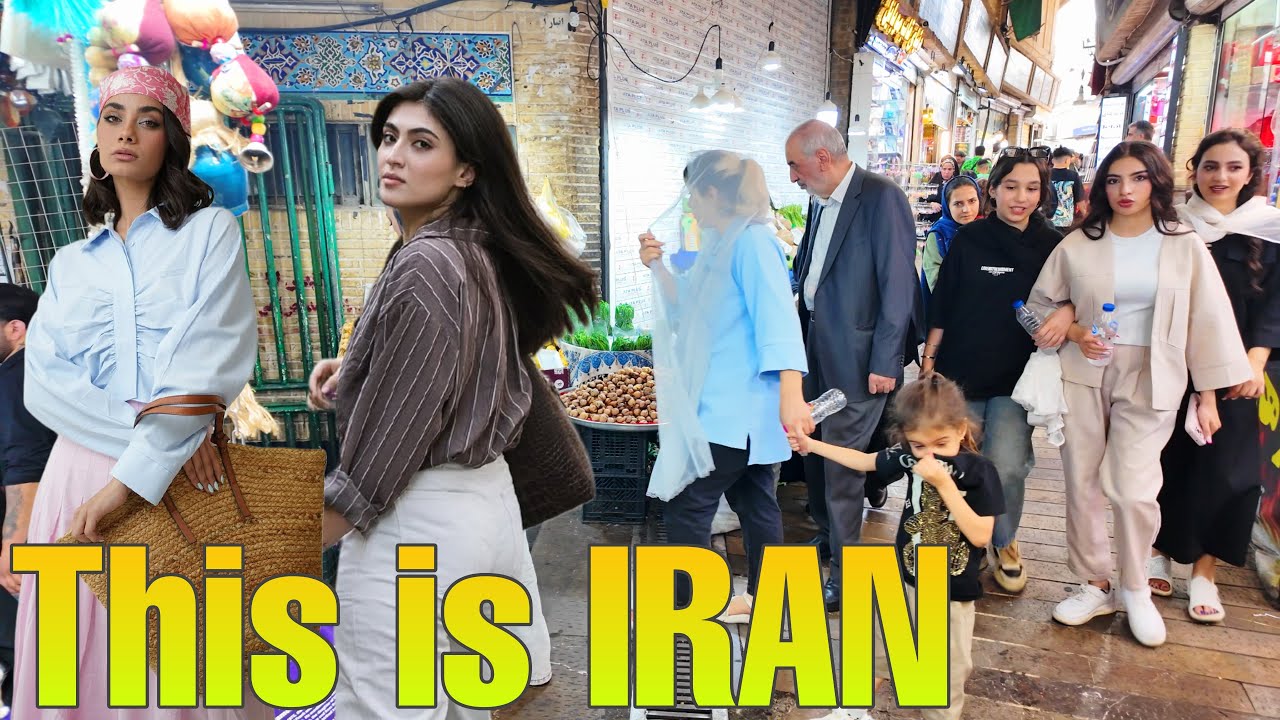 Qazvin city to TEHRAN 🇮🇷: Real walking tour in Iran