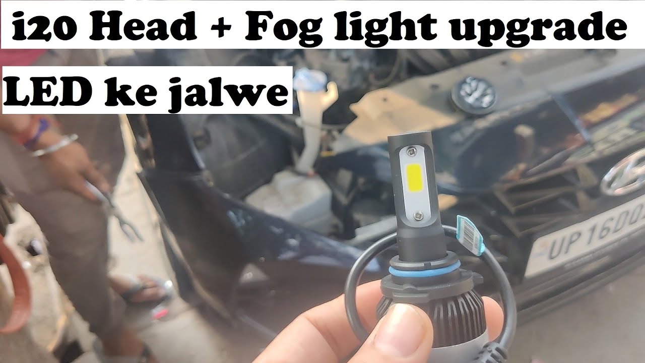 2023 Hyundai i20 headlight and fog light LED upgrade | i20 Modified