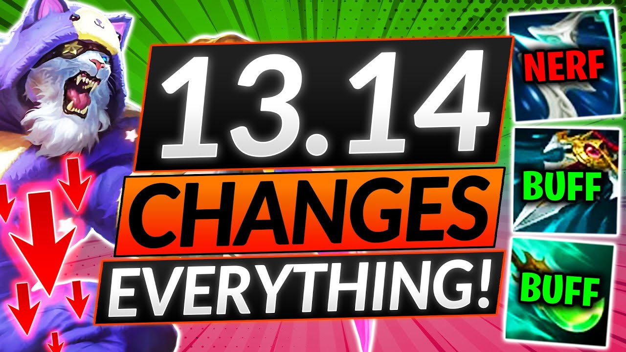 NEW PATCH 13.14 Changes - EVERY CHAMPION Buff and Nerf (Full Notes) - LoL Meta Guide