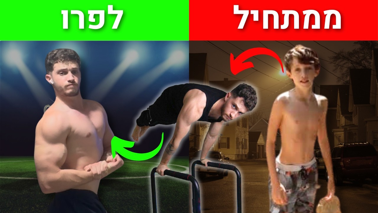 איך להתחיל להתאמן קליסטניקס (ככה אני התחלתי)
