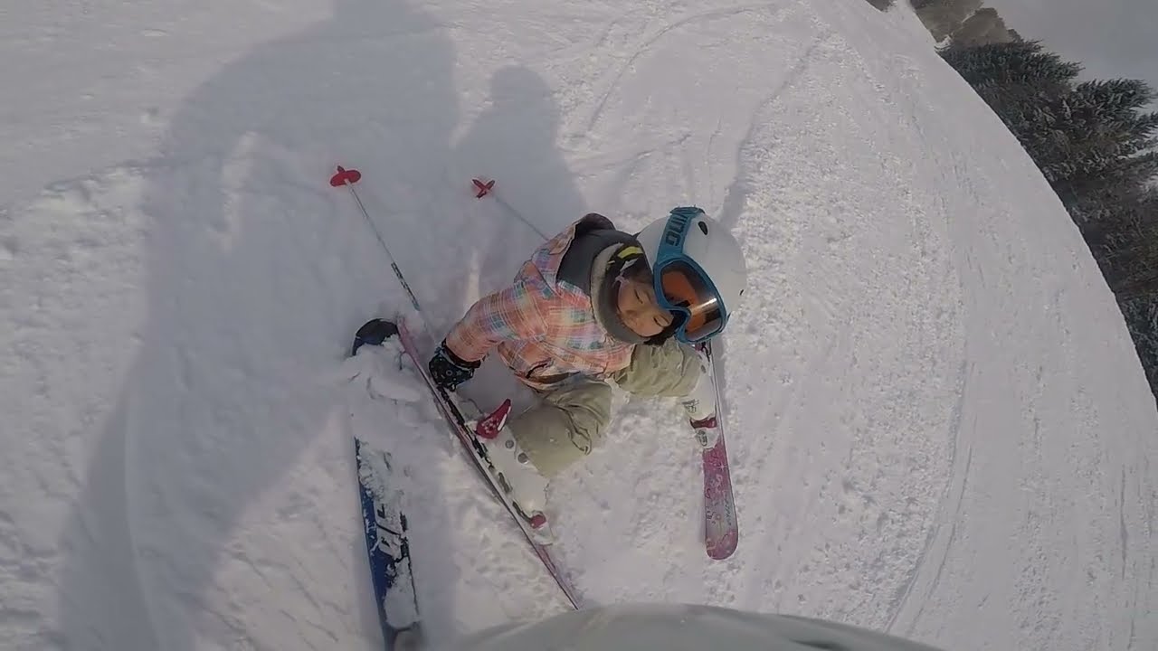 GOPR0155☆☆☆ 7 Feb. 2026 Nomugi-touge, Panorama Slalom-Tatemizu-Family course, without ski belt, PM