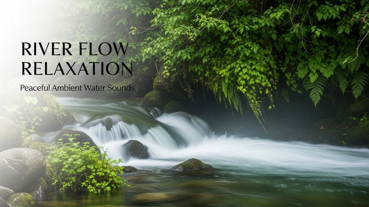 Beautiful Forest Ambience with Gentle Water Flow for Sleep Study Meditation and Inner Peace