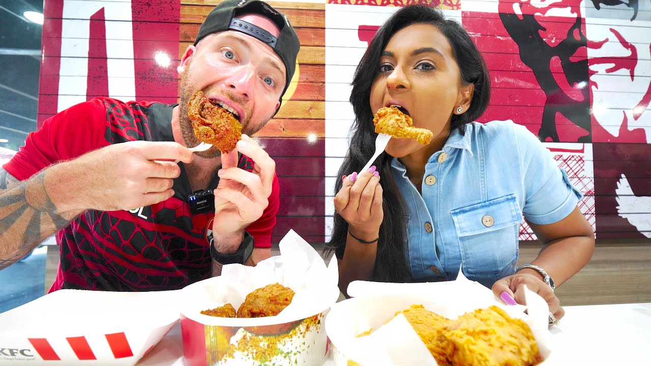 The TASTIEST KFC in the WORLD!! KFC Zinger Sandwich & KFC Original Chicken in Trinidad and Tobago!!