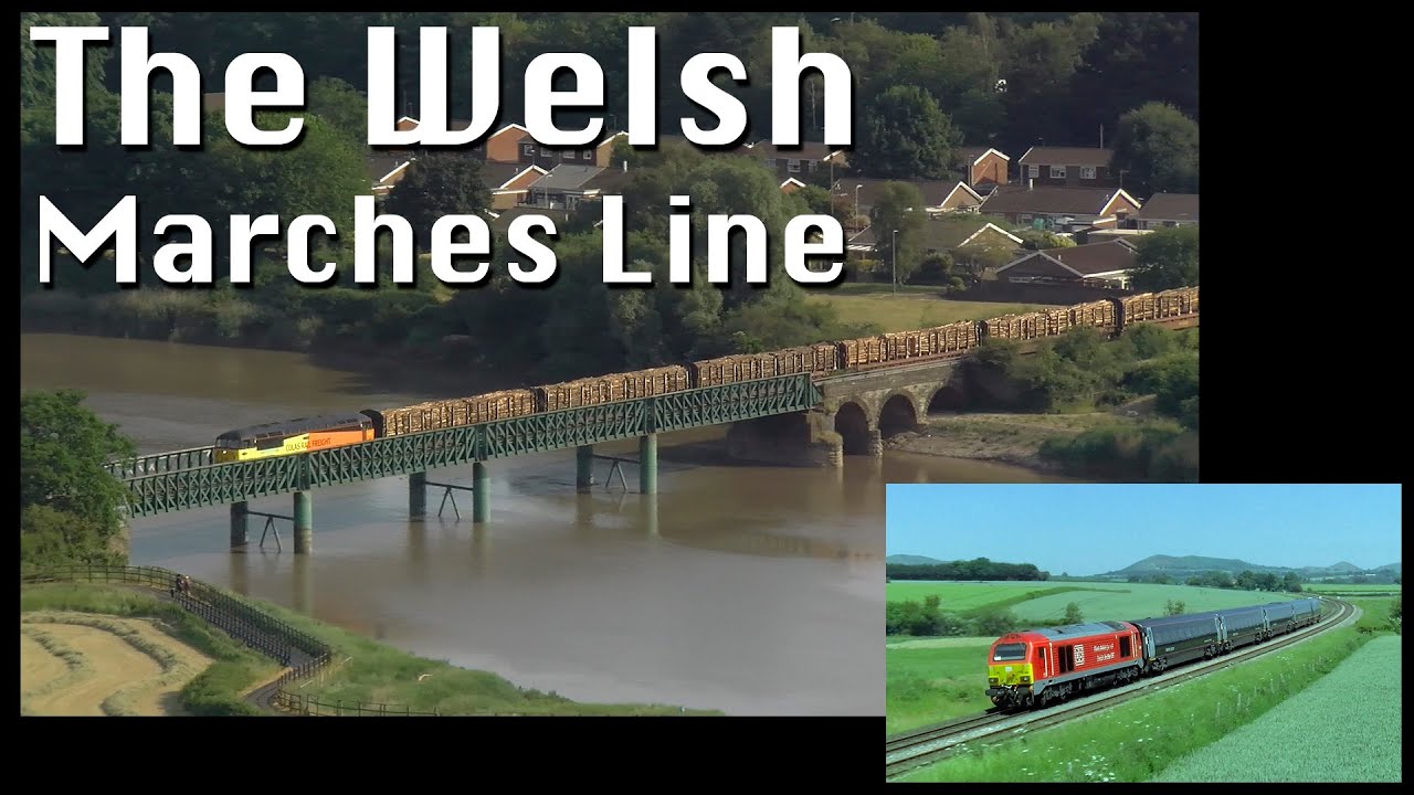 Freight and Passenger Variety on the Welsh Marches Line