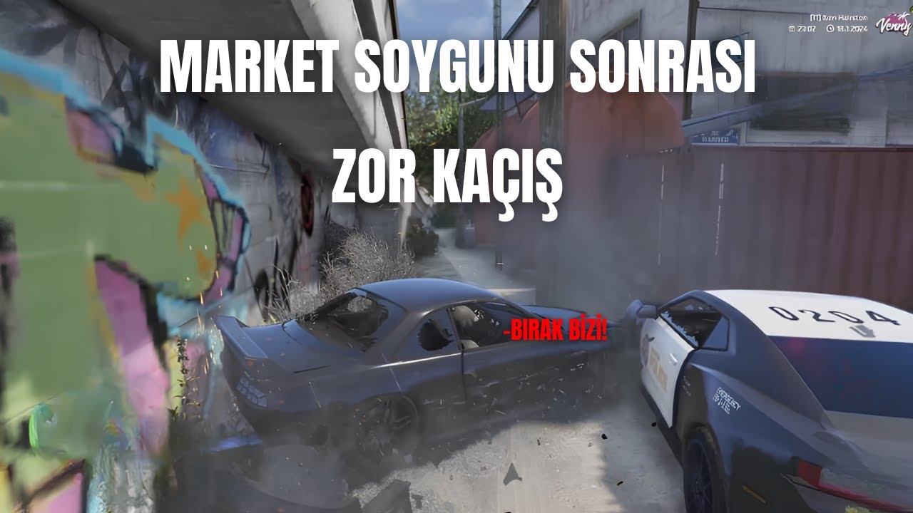 Hex Ekibi Zor Kaçışlı Market Soygunu Yapıyor! | #venny #vennyrp