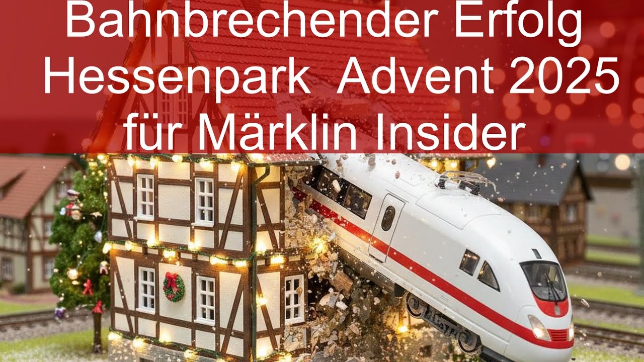 Großes Hessenpark Märklin Insider Weihnachts Event 2025 - Märklinzüge und Modellbau (Teil 2)
