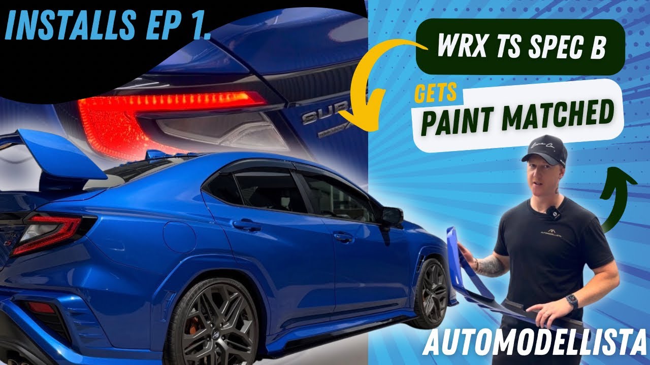 VB WRX TS SPEC B Gets our Paint Matched Package and more.