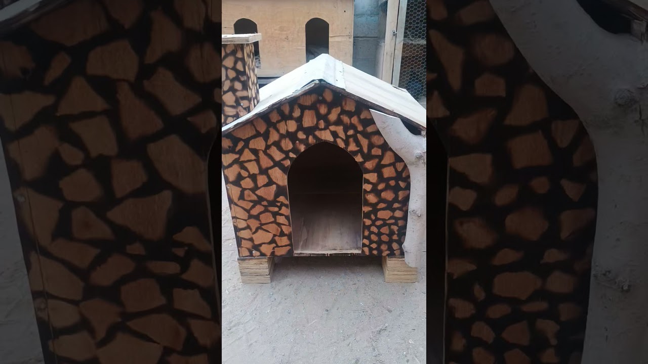casita para mascotas tipo cabaña 