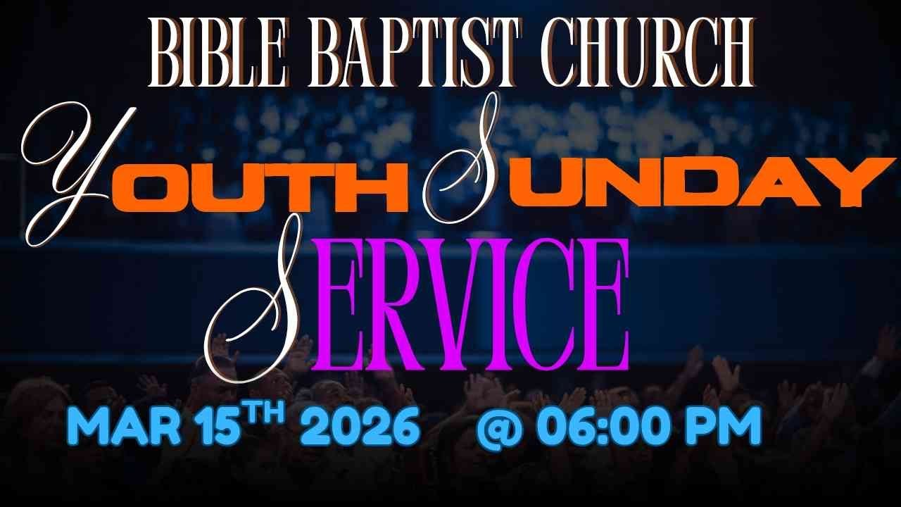 Youth Meeting #biblebaptistchurch #online #live || 15th Mar || Rev. Dr. Joshua Garikapati