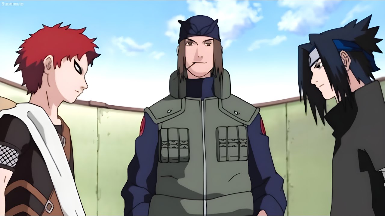 サスケは中忍試験で我愛羅との戦いに参加しましたが、シカマルvsテマリ, Sasuke entered the battle with Gaara during the Chunin Exams