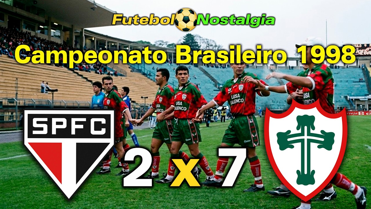 São Paulo 2 x 7 Portuguesa - 20-09-1998 ( Campeonato Brasileiro )