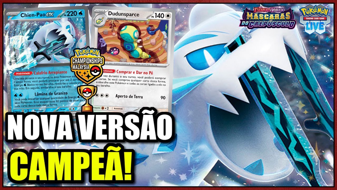 DECK CHIEN-PAO CAMPEÃO NA MALÁSIA: MAIS PODEROSO E RÁPIDO! | POKÉMON TCG LIVE
