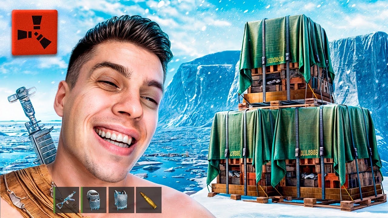 СОЛО ХАРДКОР СТАРТ в ЗИМЕ! СТРИМ на АЙСБЕРГЕ в Rust/Раст