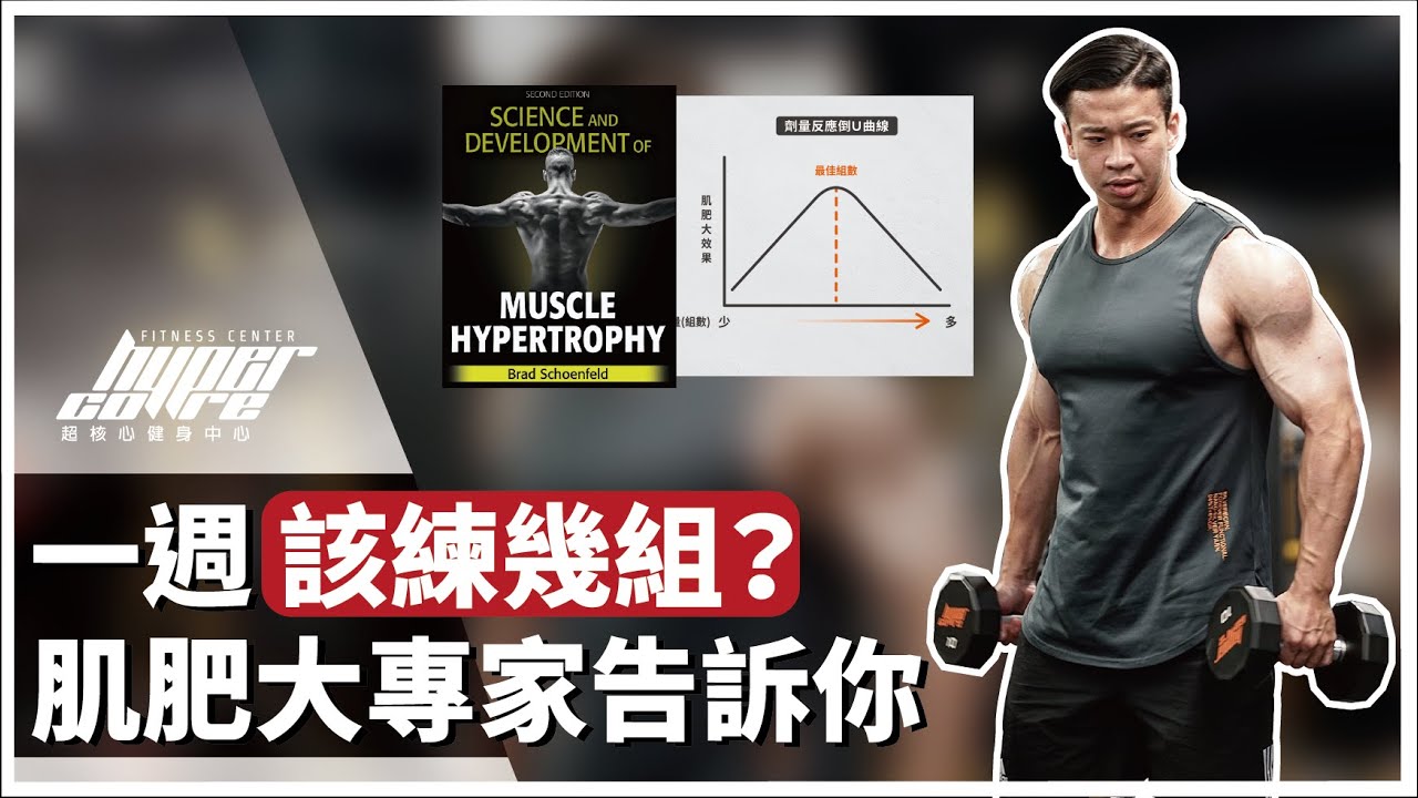 到底要練幾組？肌肥大專家告訴你增肌最佳訓練組數！｜訓練組數、訓練量、肌肥大、增肌