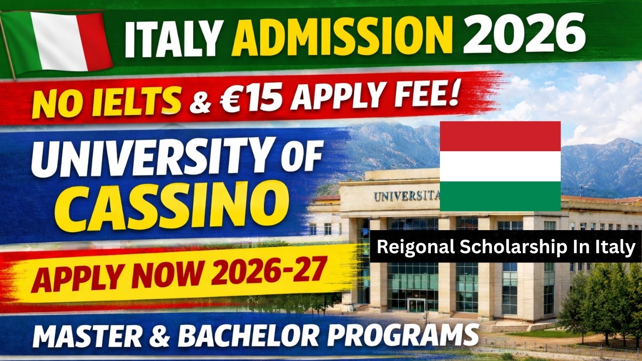 University of Cassino Admission 2026-27 | Study in Italy | Bachelor & Master |