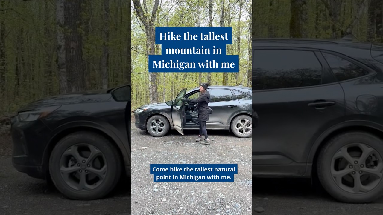 Climb the highest point in Michigan: Mt. Arvon in the Upper Peninsula