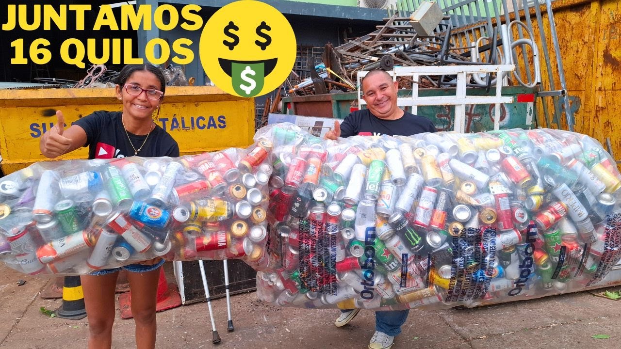 QUANTOS VAMOS GANHAR COM ESSAS LATINHAS - vendas de metais