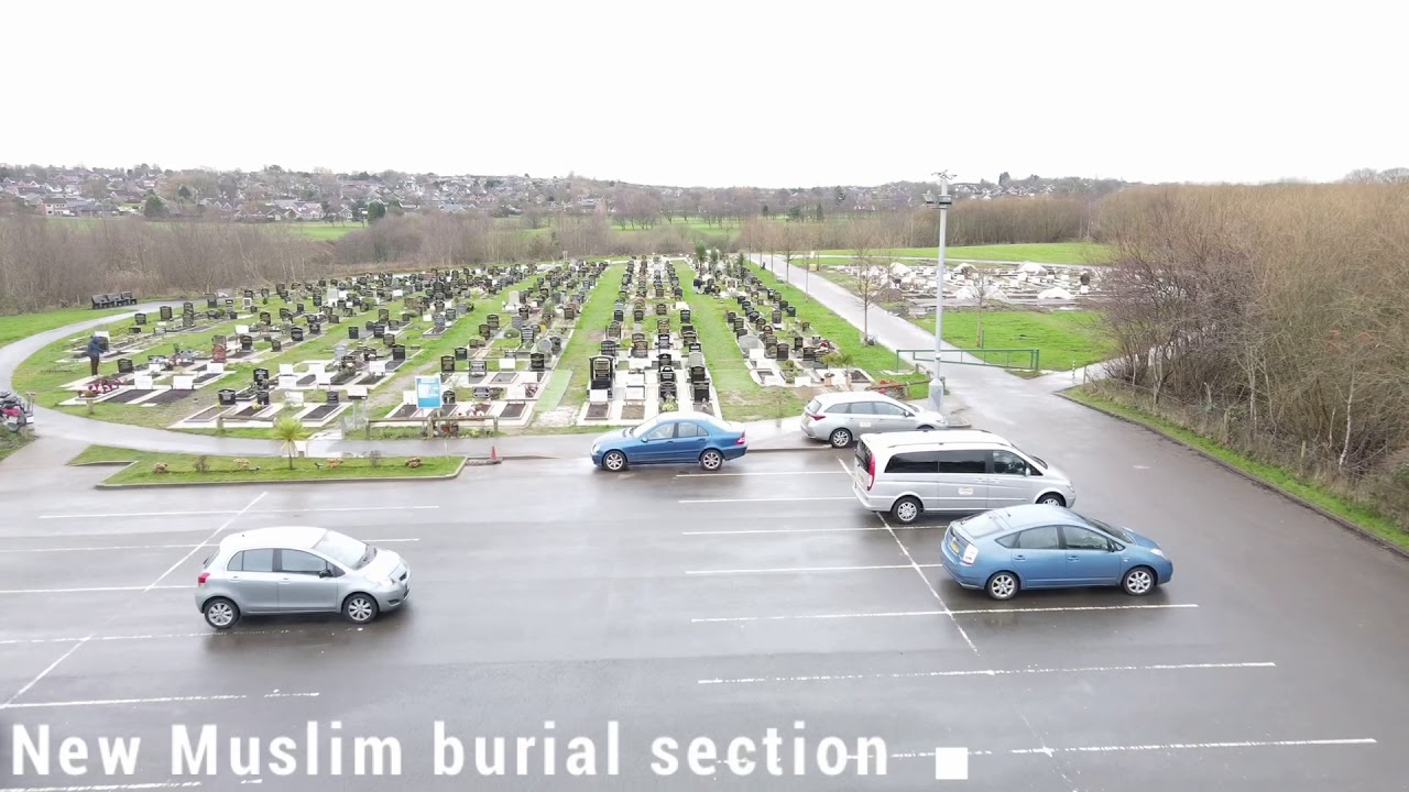 Drone footage Bolton cemetery