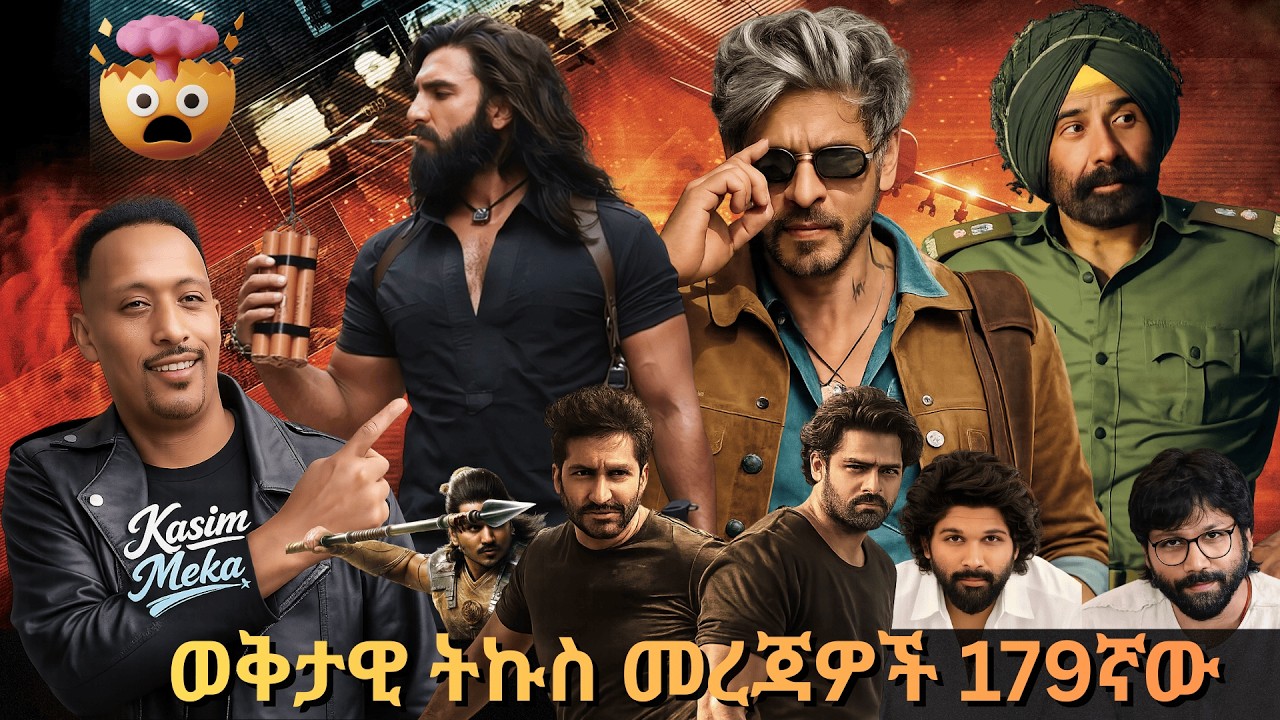 ✅ቀጠለ!ቀጠለ! ትኩስ መረጃዎች! 🔥 King,? Spirit,? Allu Arjun-Vanga? እና ሌሎችም!በቦሊውድ ወቅታዊ  179ኛው በቃሲም መካ