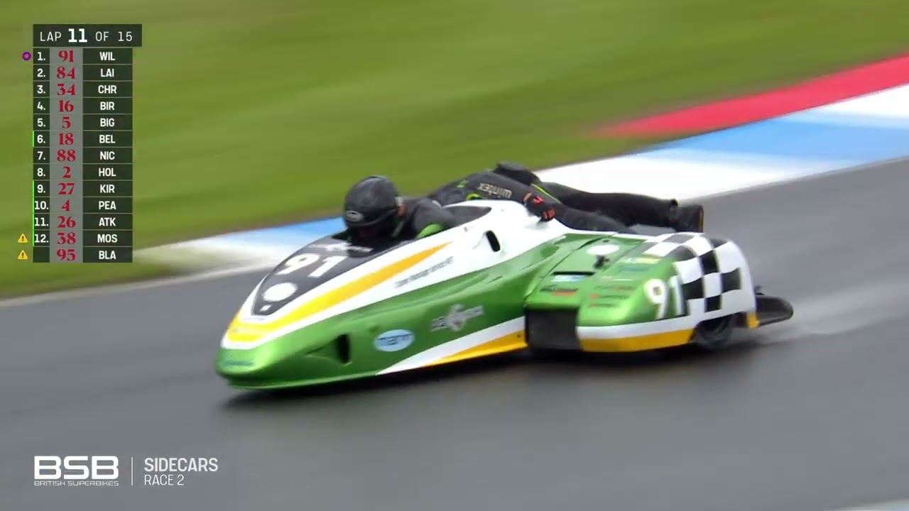 British Sidecar Championship 2025 Round 3 Knockhill Race 2