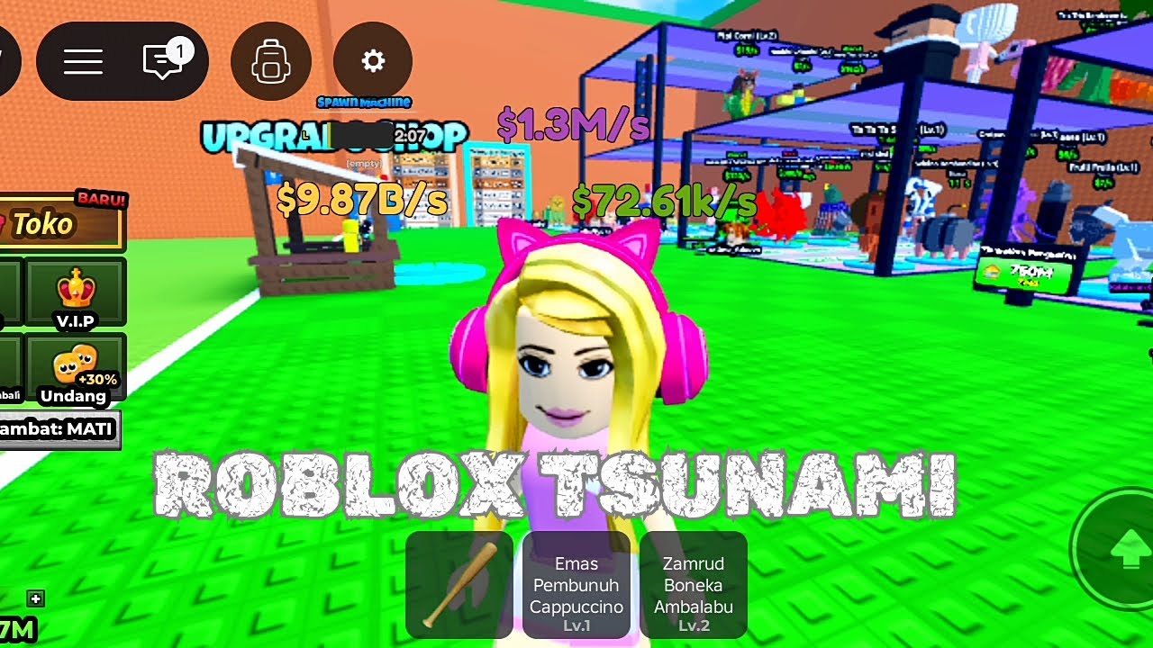 GAME ROBLOX KABUR DARI TSUNAMI