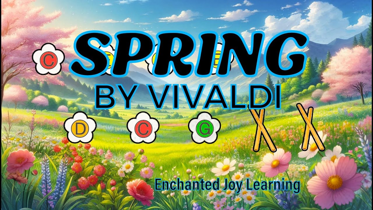 Spring- 4 Seasons-Vivaldi- for BOOMWHACKERS and HANDBELLS. Upbeat and easy for elementary students!
