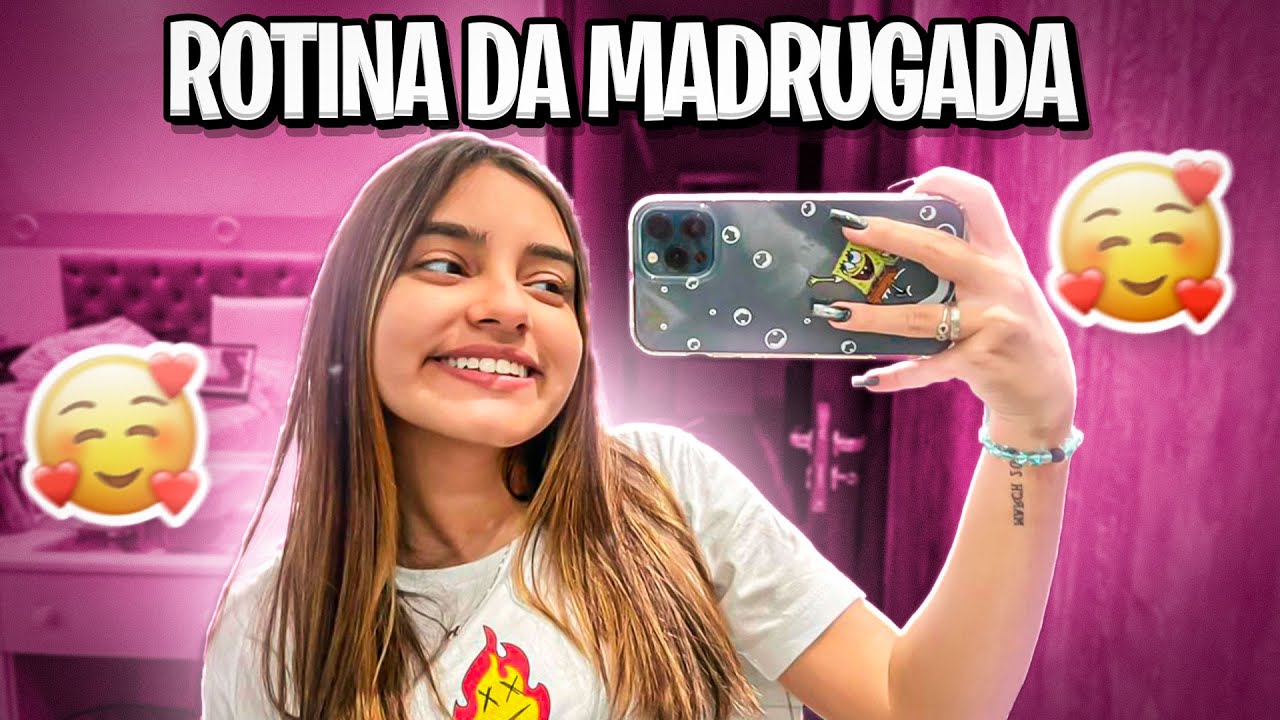 MINHA ROTINA DA MADRUGADA EM CASA!