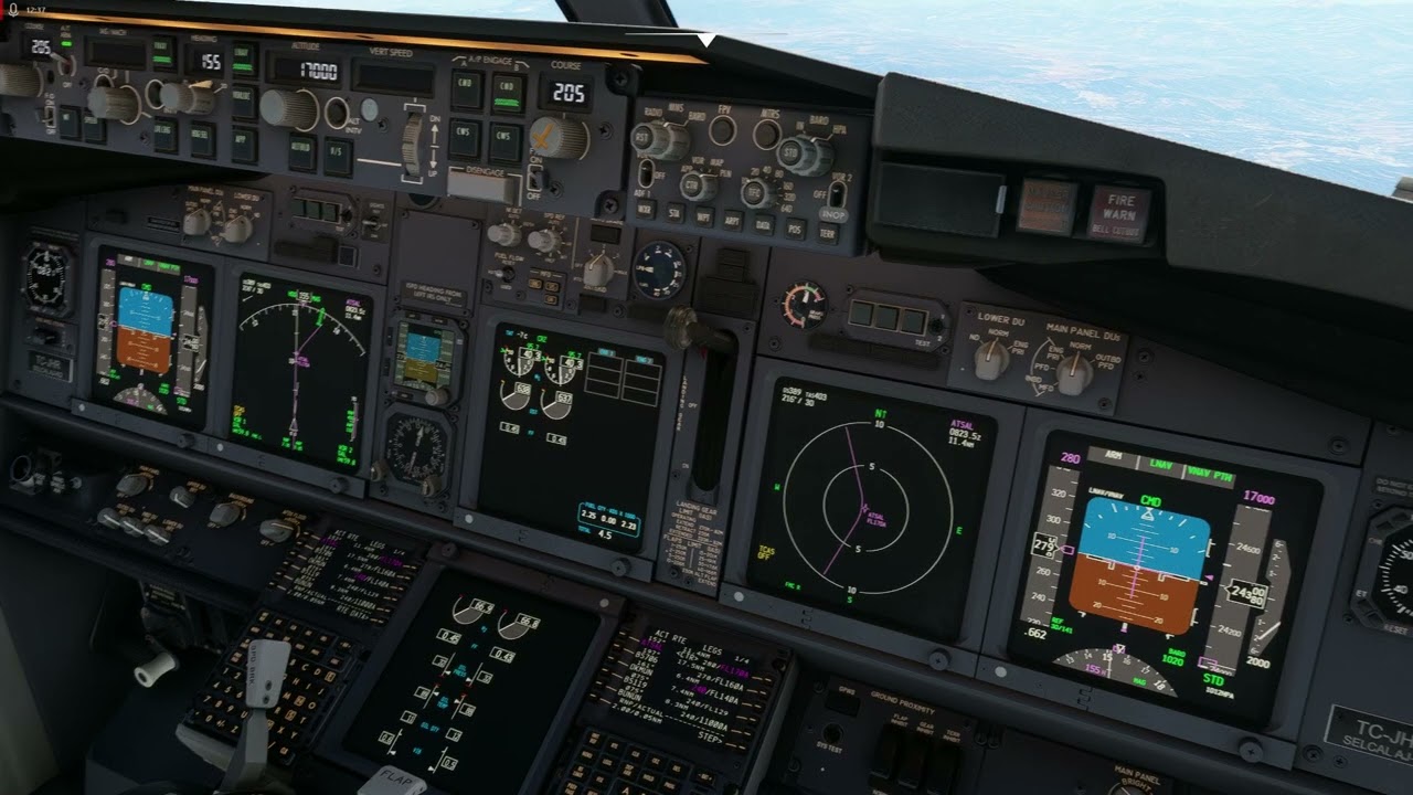 Challenging Dalaman LTBS RNP 19 Approach by real B737 Pilot
