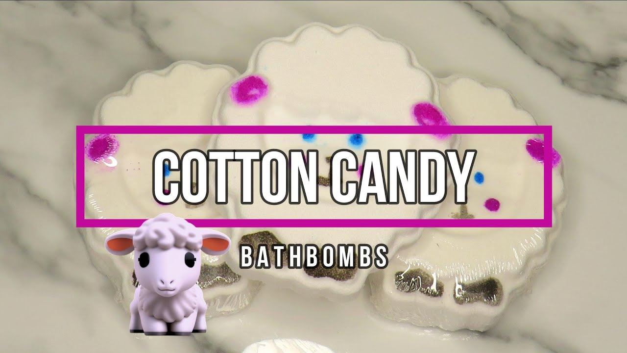 Cotton Candy Bath bombs - Painted Bath Bombs