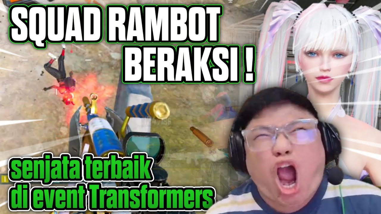 RAMBO VS ROBOT ! SENJATA WAJIB DI EVENT TRANSFORMERS | PUBG MOBILE
