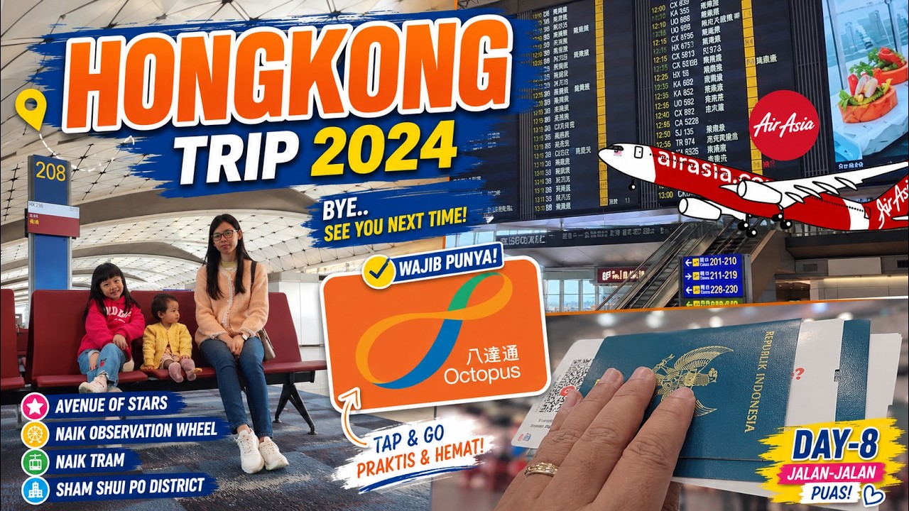 CARA TERMURAH KE HONGKONG AIRPORT, REFUND OCTOPUS CARD, CEK IN, Day 8 : Hongkong Trip Tahun 2024