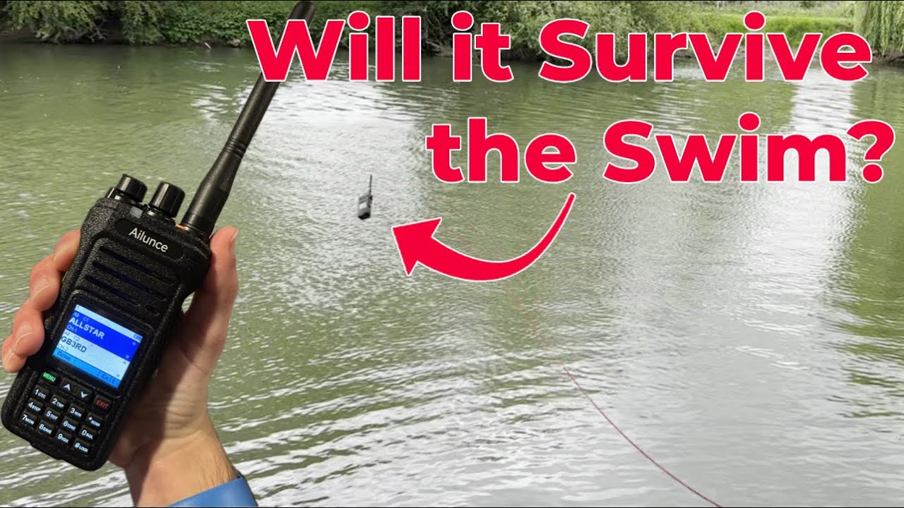 Retevis HA1UV Vs River Thames - Real Torture Test-Reliable Comms Gear