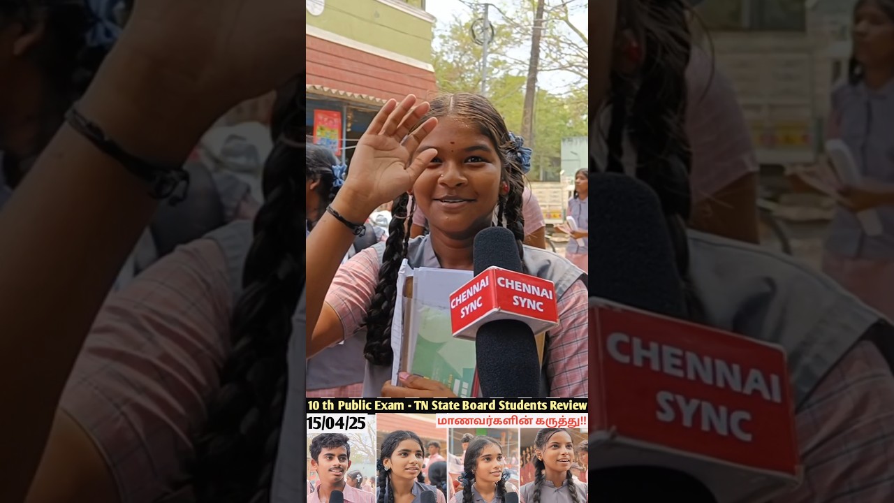 🔴TN 10th Public Social Science Exam Student Review |State Board 2025|Easy or Tough?|