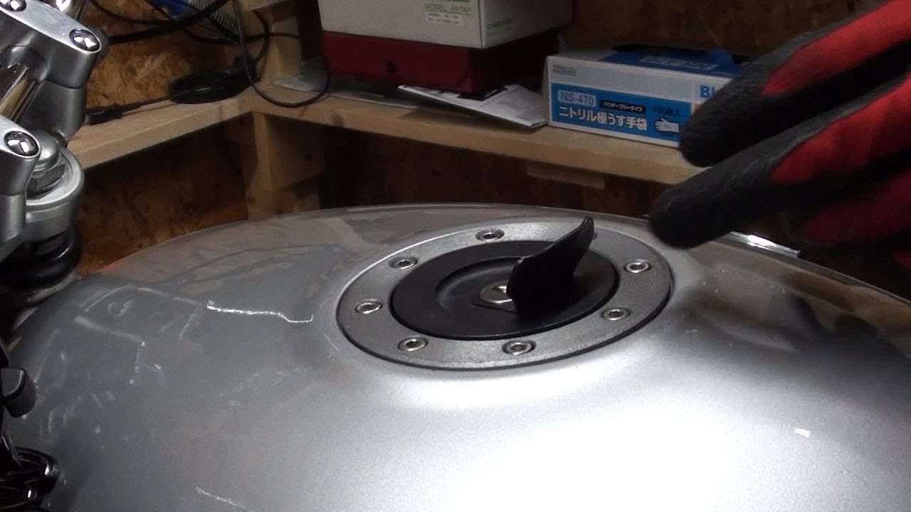 タンクキャップのメンテナンス【Bandit250 GJ77A】