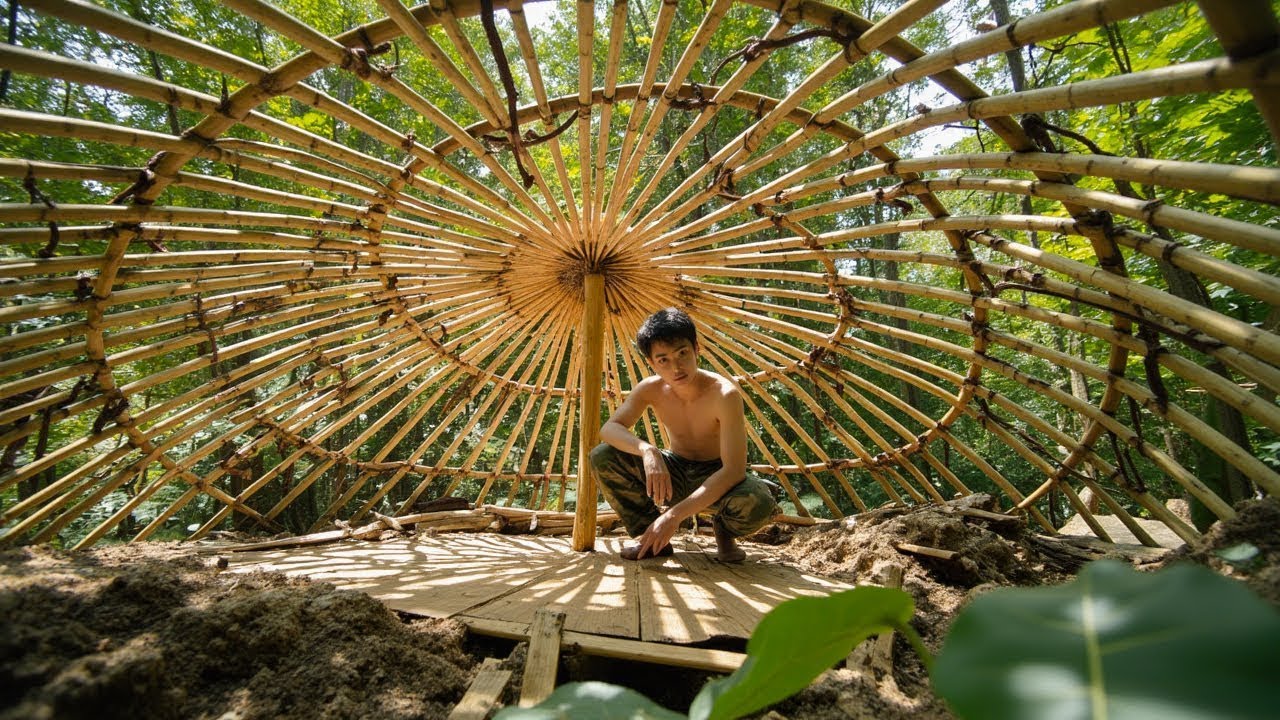 It Took Me 99 Days To Build A Dome House – A Unique Celebration Barbecue