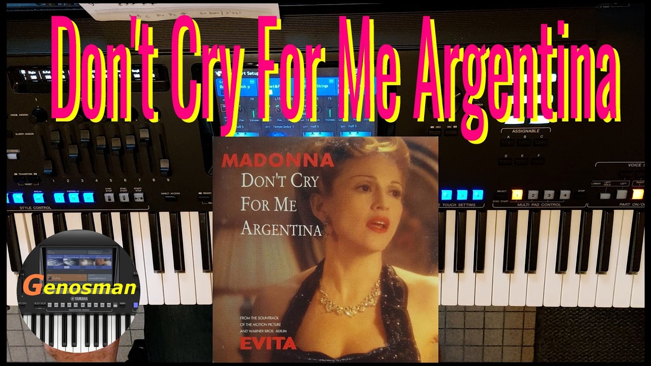 Don't Cry For Me Argentina (Evita) - Madonna (Instrumental cover)