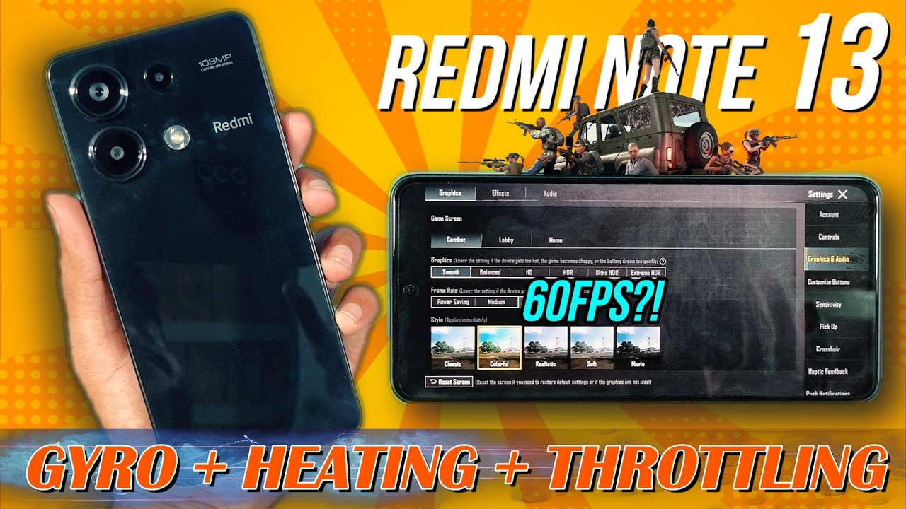 Redmi Note 13 Pro Pubg Test & Gaming Review | The Very First Gaming Review of Redmi Note 13!
