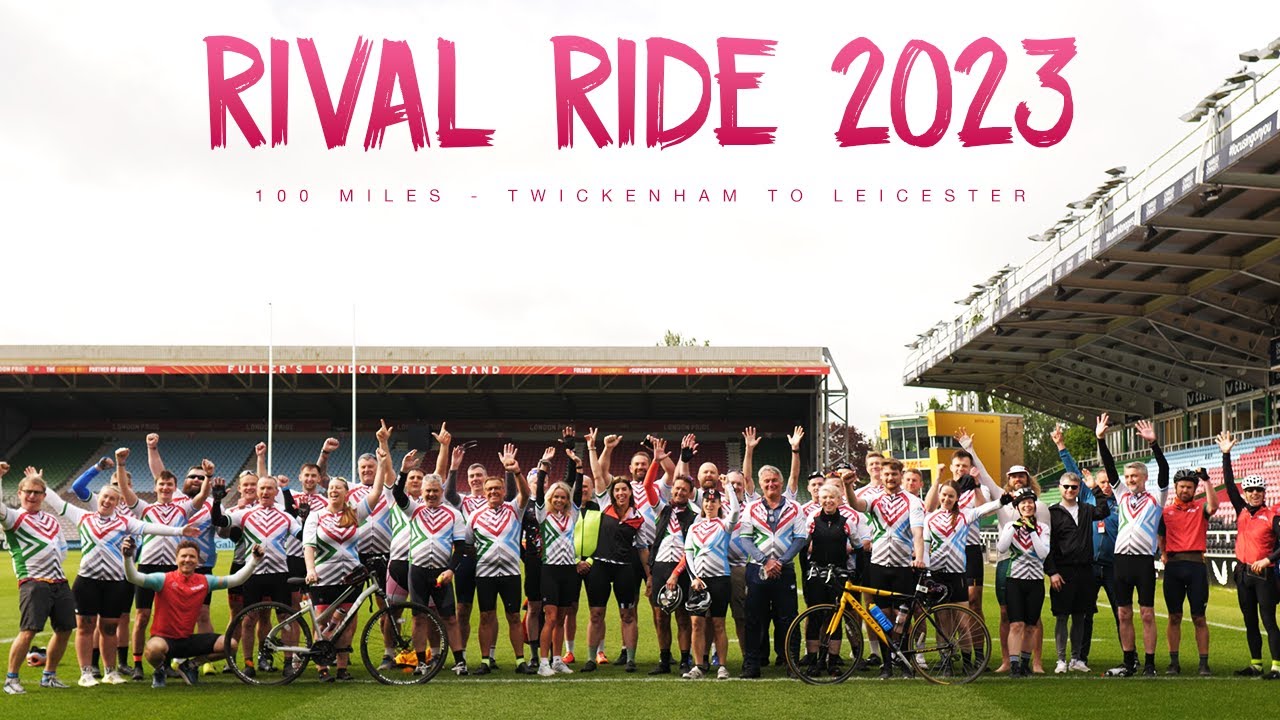 Cycling more than 100 Miles for Charity to Leicester! | Rival Ride 2023