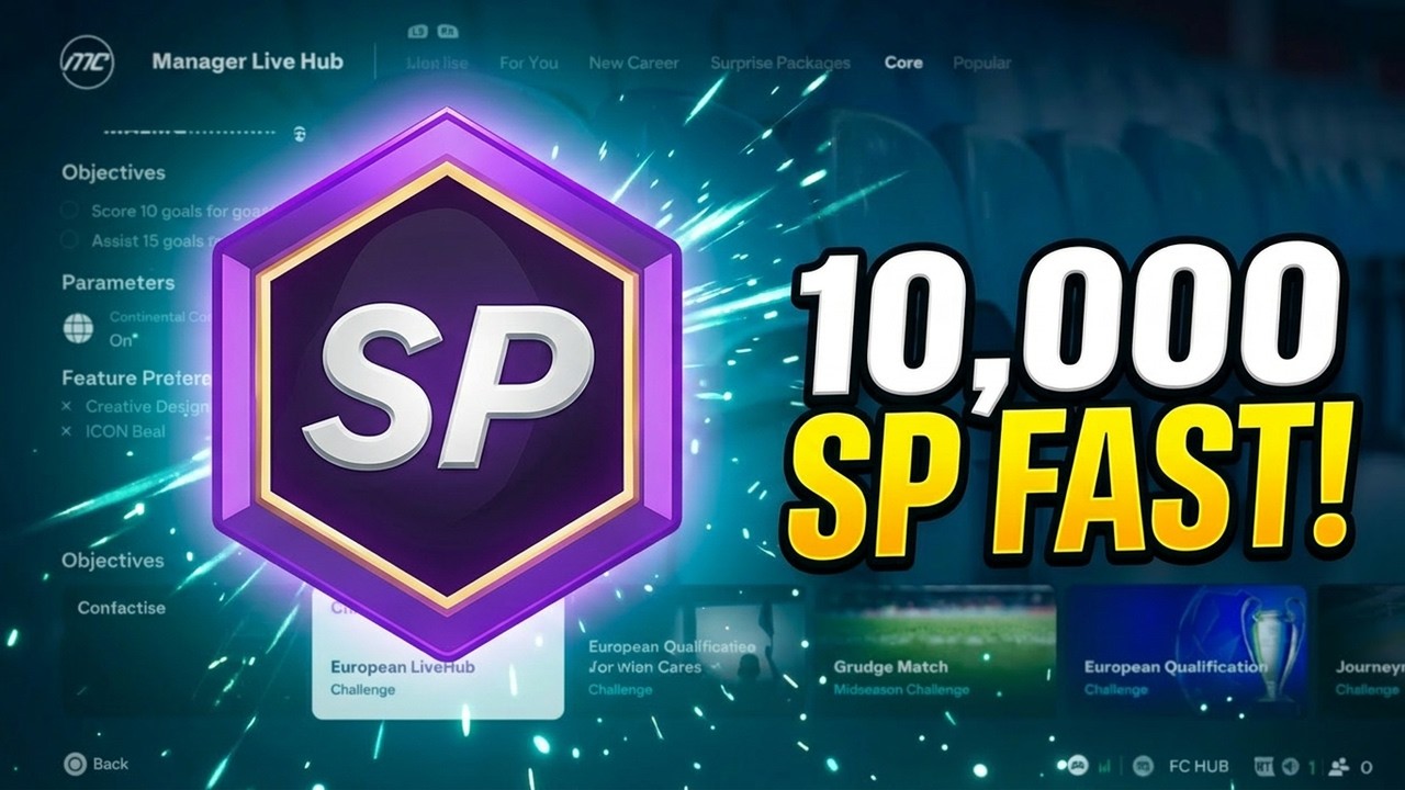 Как ЛЕГКО получить 10 000 SP в FC 26 (Еженедельные задачи 8-го сезона)