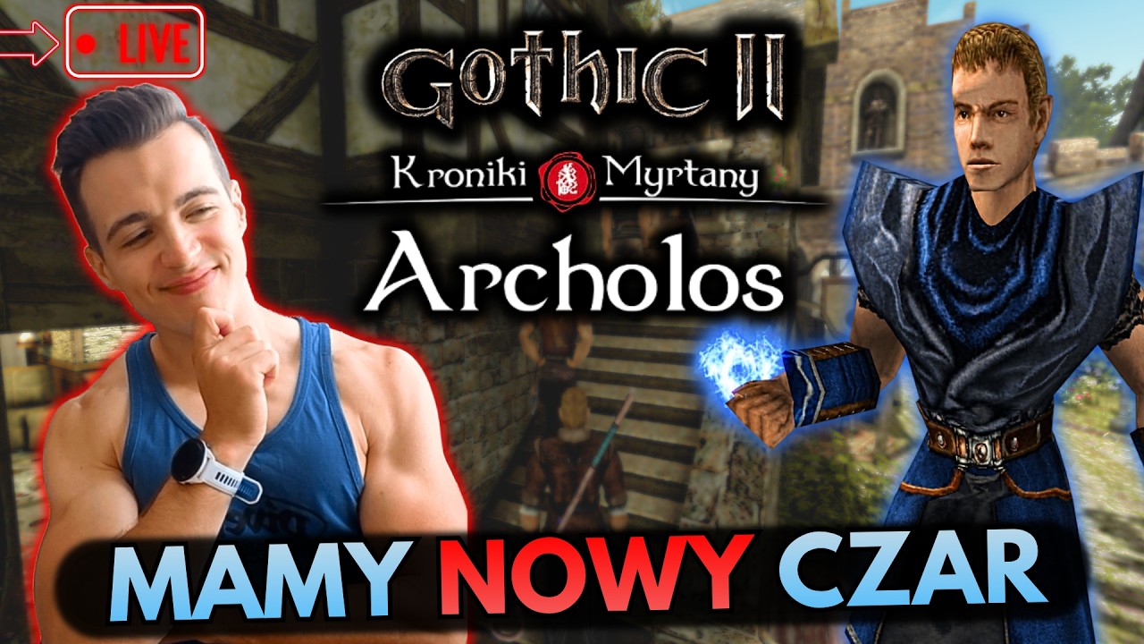 Gothic 2 Kroniki Myrtany - MAGIEM ✨ MARVIN W KOLEJCE DO POŚREDNIAKA... 🔴 #4