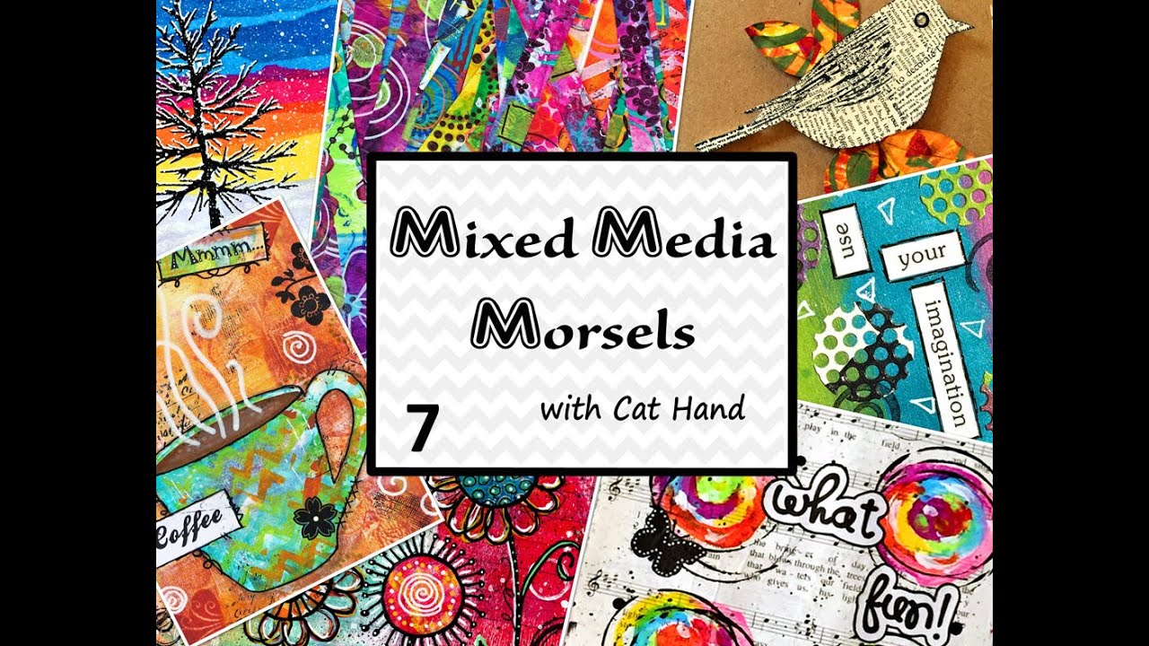 Mixed Media Morsels Appetizer 7 - Circles Background