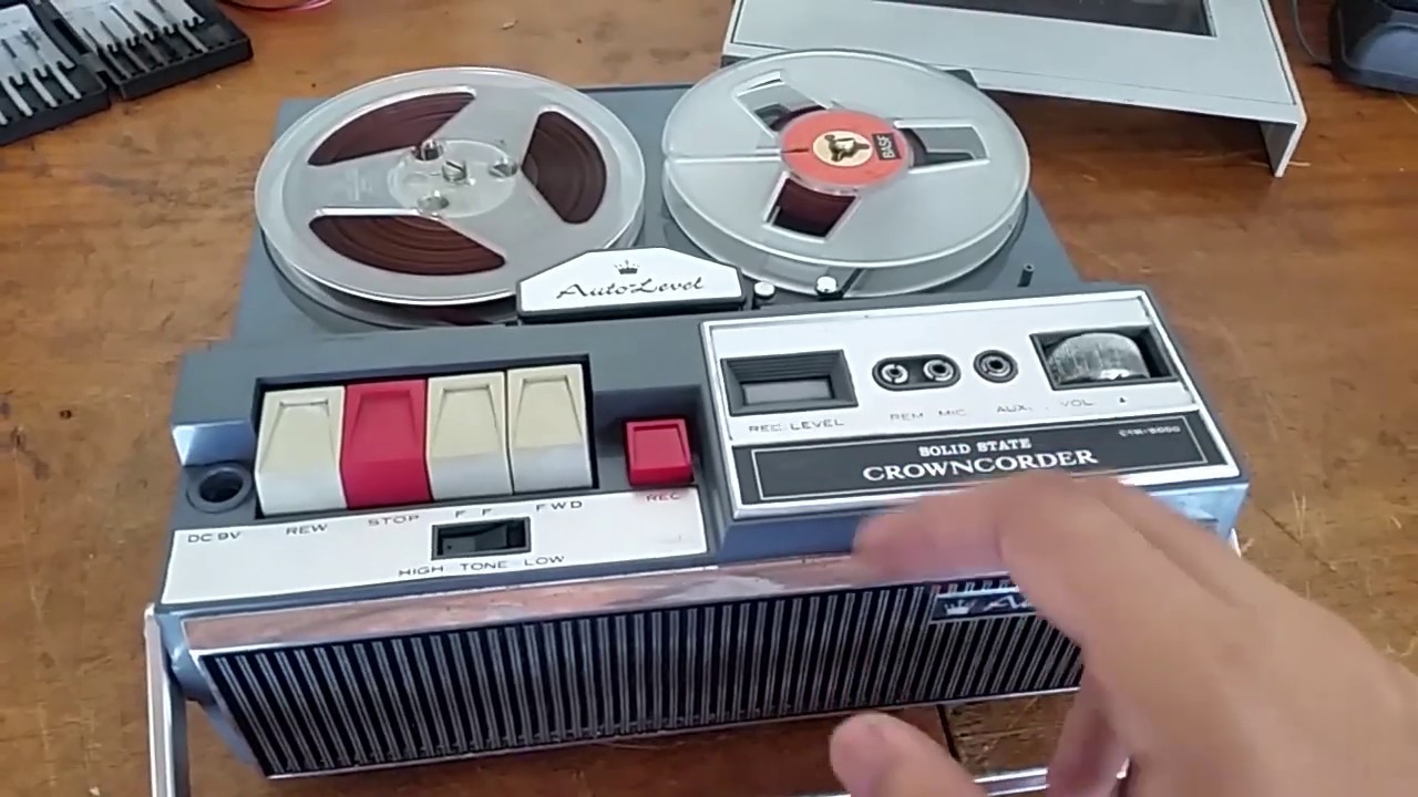 De volta à vida: Gravador de rolo Crown CTR5000 (1967)