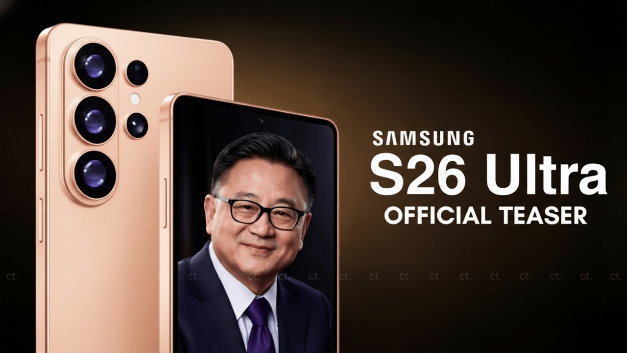 Официальный тизер Samsung Galaxy S26 Ultra — первый взгляд!
