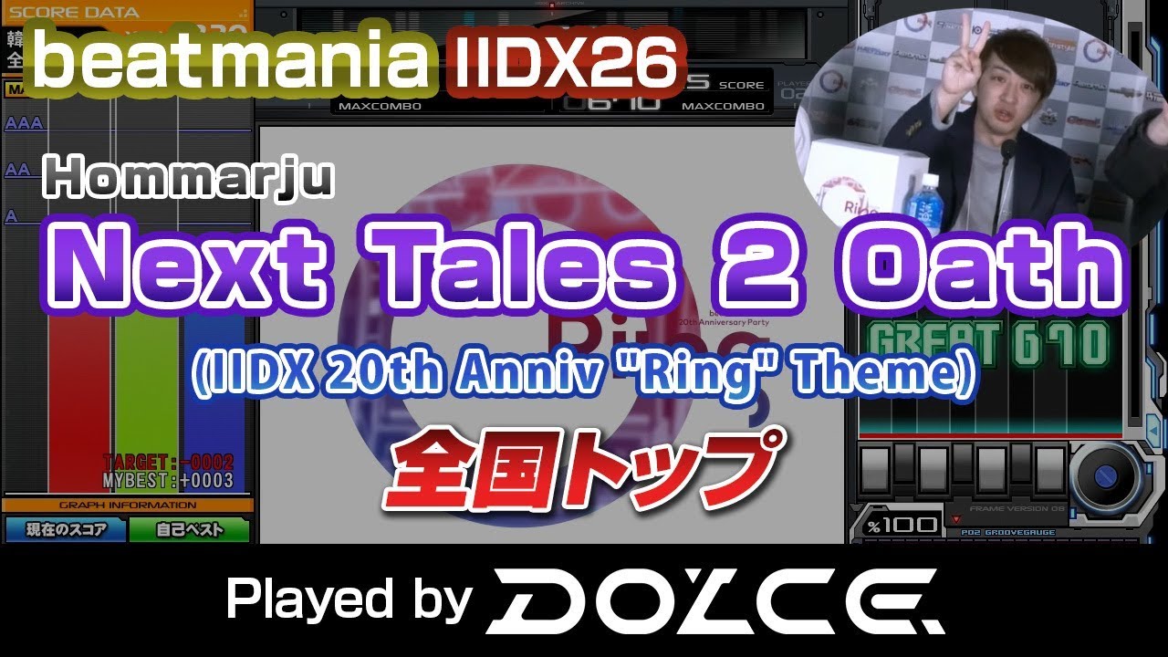 【Ringテーマ】Next Tales 2 Oath (IIDX 20th Anniv 